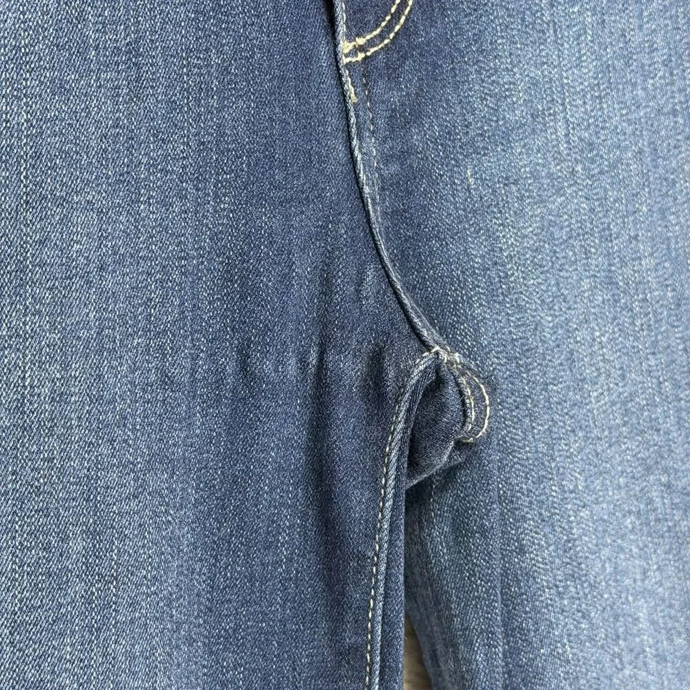Paige Jeans Women's Size‎ 27 Dark Blue Hoxton Crop Ankle Denim Stretch Mid rise